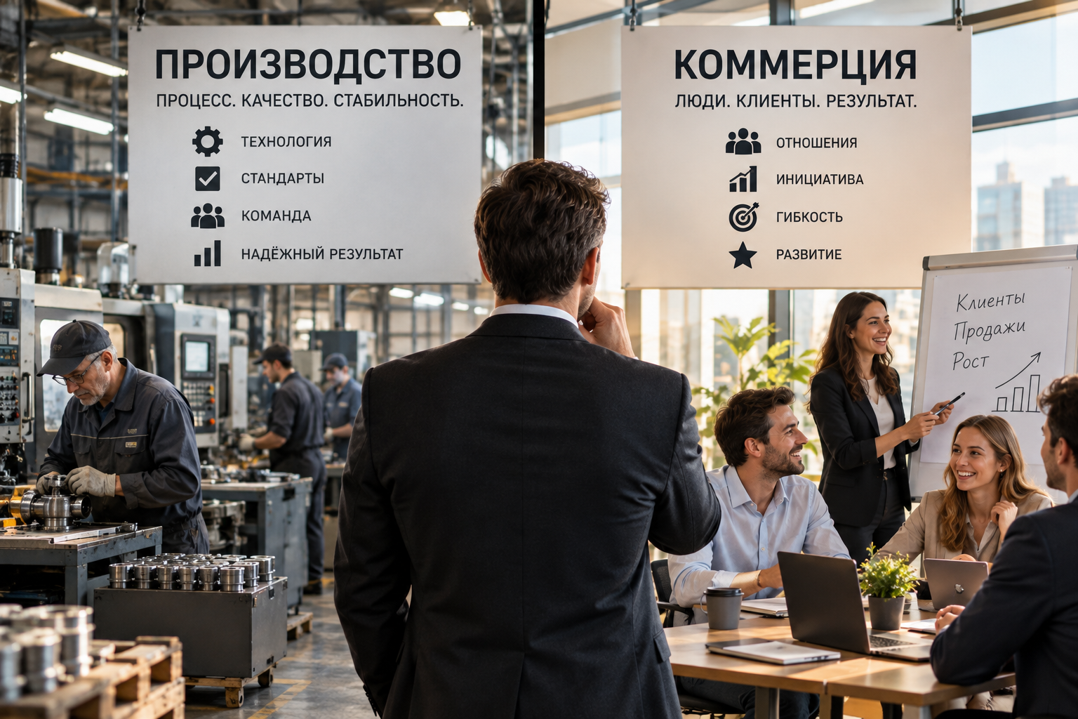 Производственники и коммерсанты: в чём разница и почему это важно для руководителя